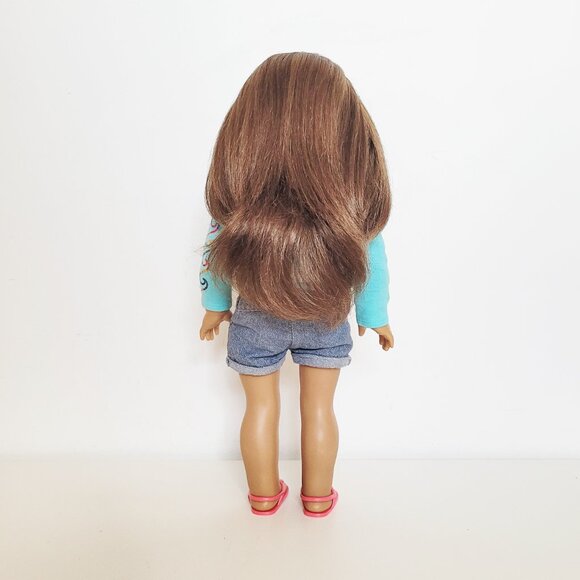 American Girl Retired 2020 GOTY Joss Kendrick Doll Meet Outfit Hearing Aids Book - Picture 4 of 15